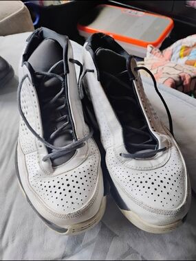 Jordan Men’s White and Black Athletic Sneakers